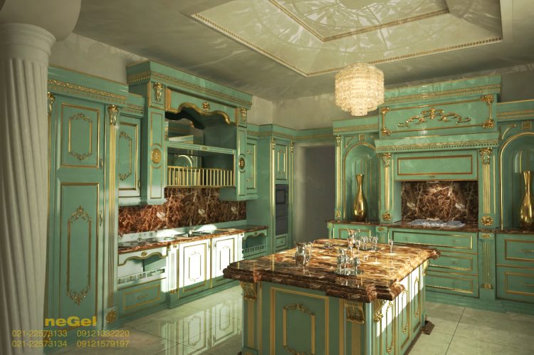 دکوراسیون آشپزخانه کلاسیک